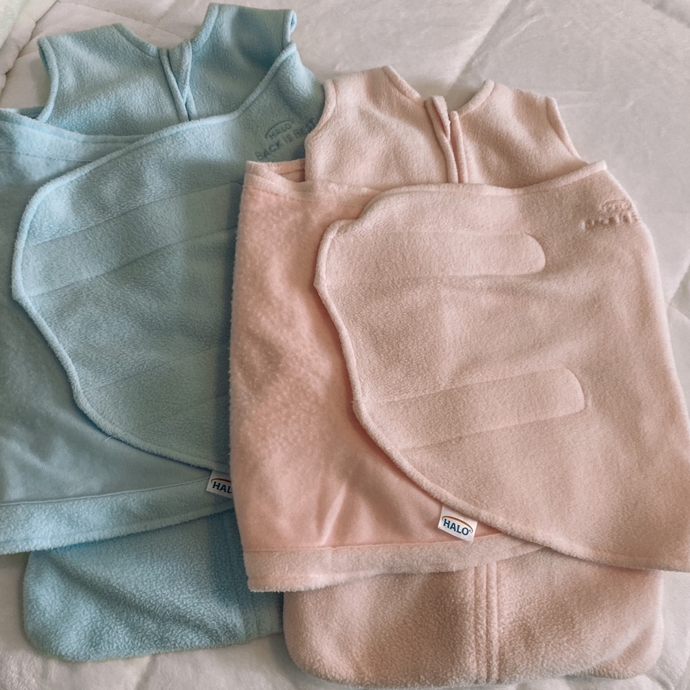 ONE PINK Halo sleep sack in preemie size